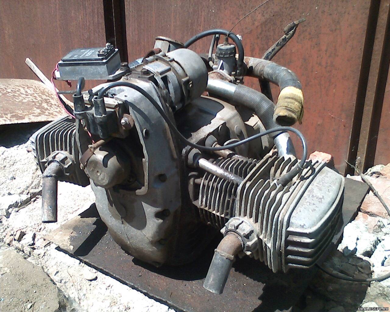Двигатель к750 с магнето