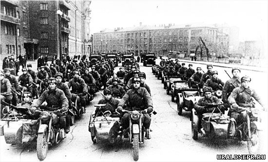 Военные мотоциклы Урал